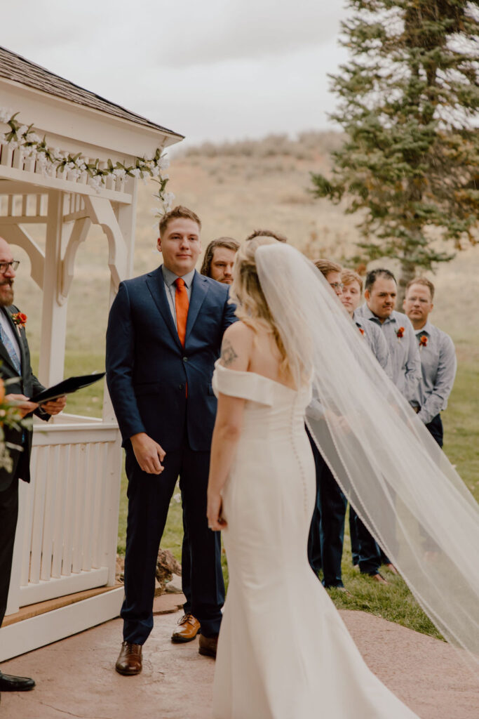 Micro wedding ceremony in Loveland Colorado 